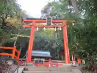 櫟谷宗像神社(松尾大社摂社)の鳥居