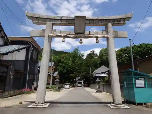 大虫神社の鳥居