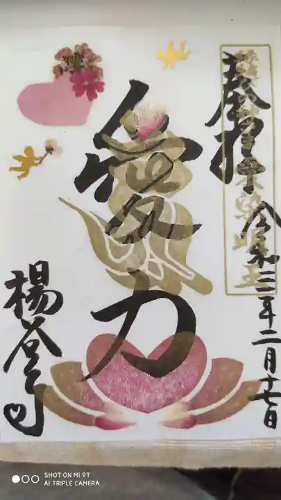 柳谷観音 楊谷寺の御朱印