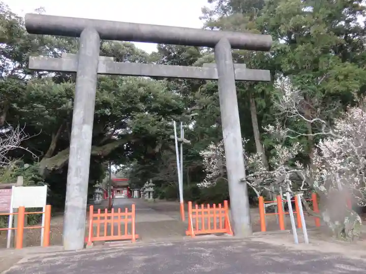 息栖神社の鳥居