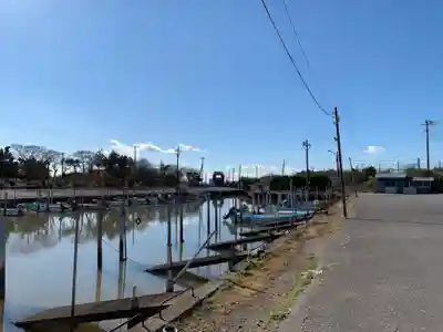 綿津見神社の周辺