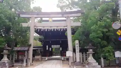 御霊神社(上御霊神社)の鳥居