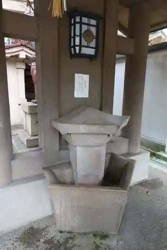 坐摩神社の手水