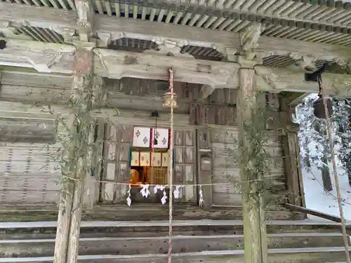 室根神社の本殿