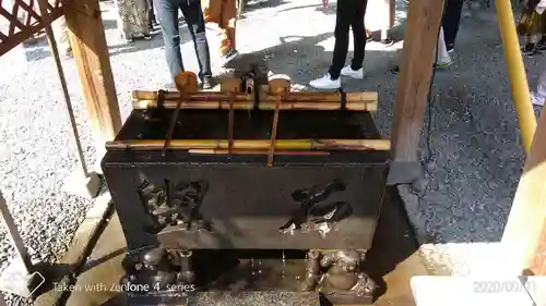 川越熊野神社の手水舎