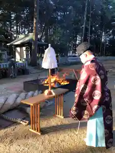 白山神社のお祭り(2021年01月15日(金) 17時15分40秒投稿)
