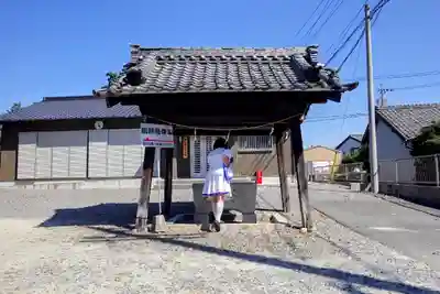飛鳥神社の手水舎