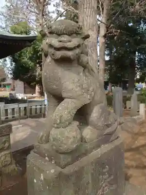 皇武神社の狛犬