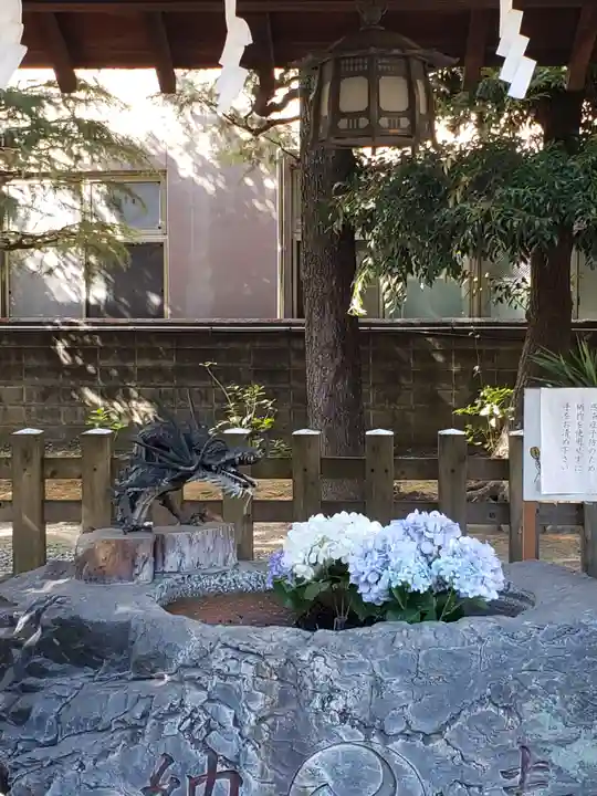 橘樹神社の手水舎