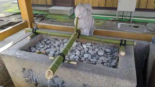 港住吉神社の手水