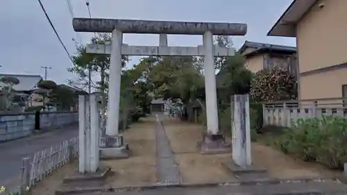 日月神社の鳥居