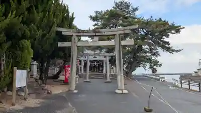 五色濱神社の鳥居