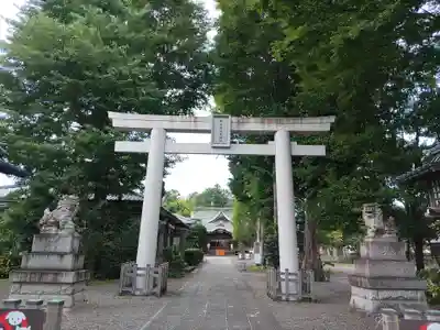 阿豆佐味天神社 立川水天宮の鳥居