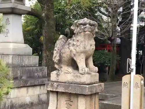 九所御霊天神社の狛犬