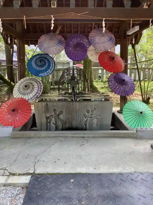 若宮神明社の手水舎