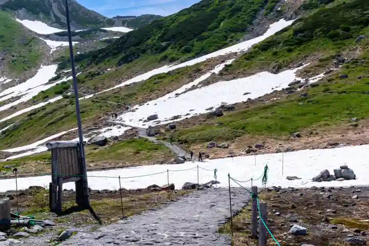 雄山神社峰本社の景色