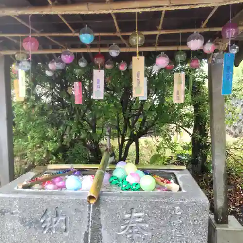 四倉諏訪神社の手水