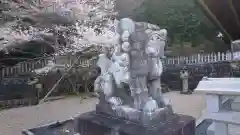 神明神社の狛犬