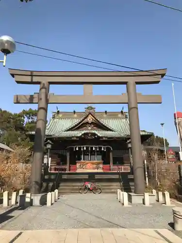 雷電神社の鳥居