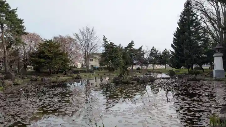 北海道護國神社の庭園