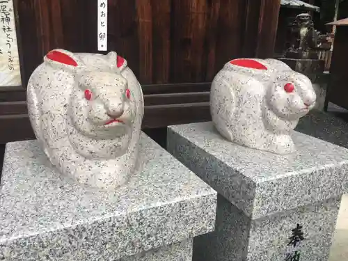 三尾神社の狛犬