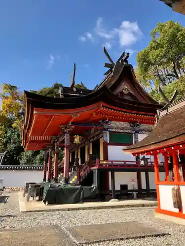 錦織神社の本殿