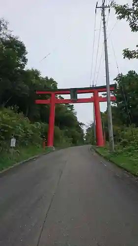 上沼八幡神社の鳥居