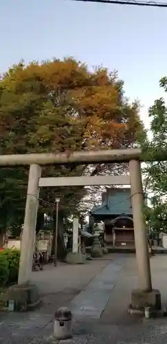 小岩田天祖神社の鳥居