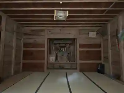 神社（名称不明）の本殿・本堂