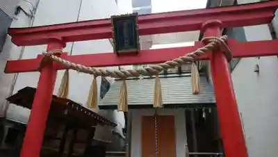 常盤稲荷神社の鳥居