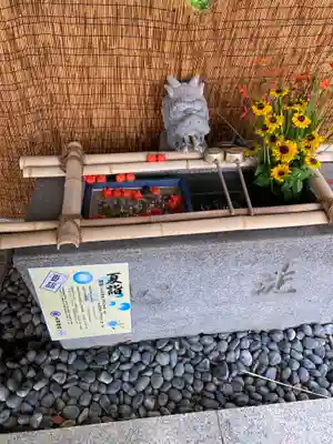 玉田神社の手水舎