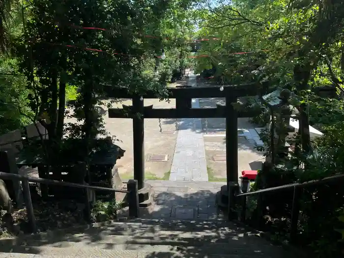 篠崎浅間神社の鳥居