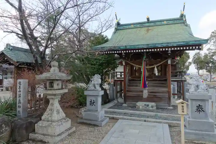 百済王神社の本殿・本堂