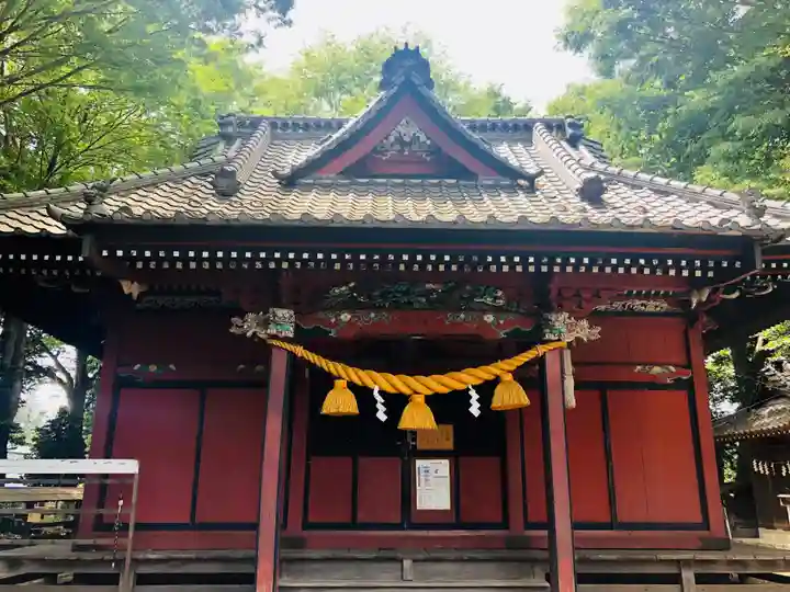 中氷川神社の本殿・本堂