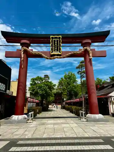 笠間稲荷神社の鳥居