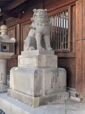 櫛田神社の狛犬