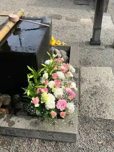 上尾御嶽神社の手水