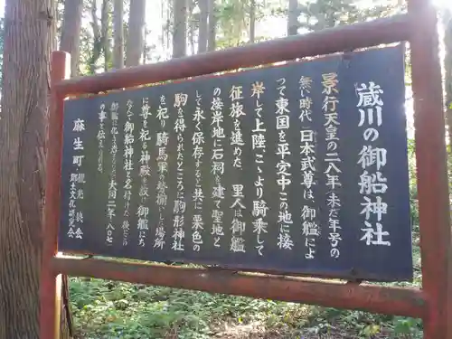御船神社の歴史