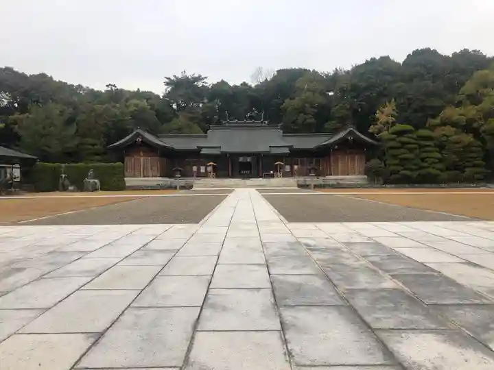山口縣護國神社の本殿・本堂