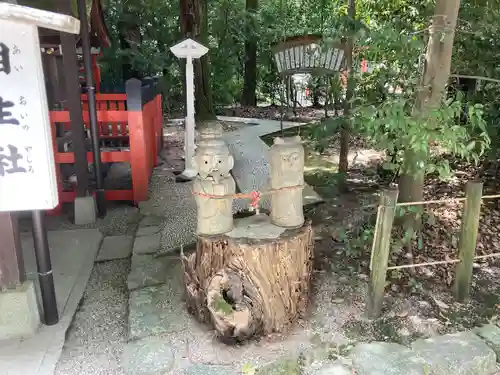 賀茂御祖神社（下鴨神社）の像