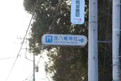 大井俣窪八幡神社の周辺