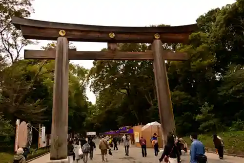 明治神宮の鳥居