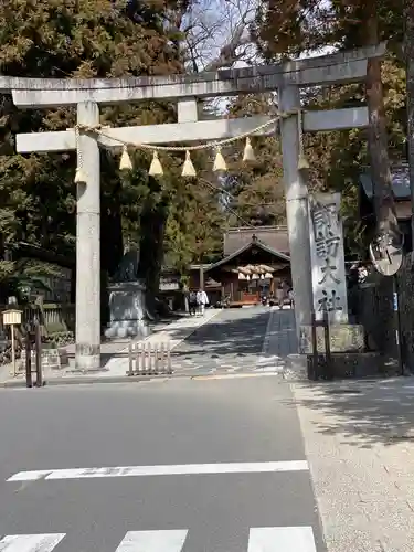 諏訪大社下社春宮の鳥居