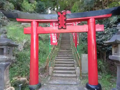 温泉神社の鳥居