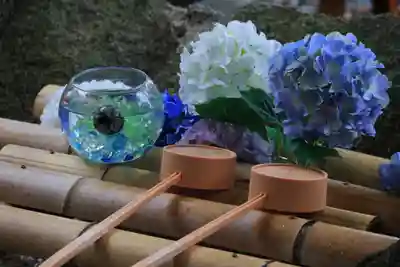 阿久津「田村神社」(郡山市阿久津町)旧社名:伊豆箱根三嶋三社の手水舎