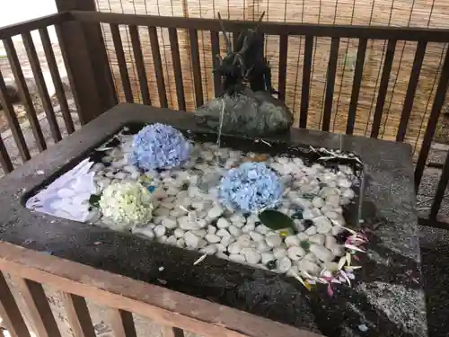 豊平神社の手水舎