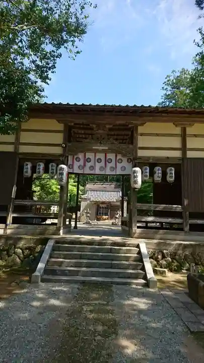久久比神社の山門・神門