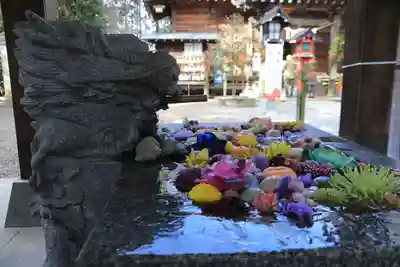 滑川神社 - 仕事と子どもの守り神の手水舎