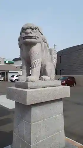 新川皇大神社の狛犬