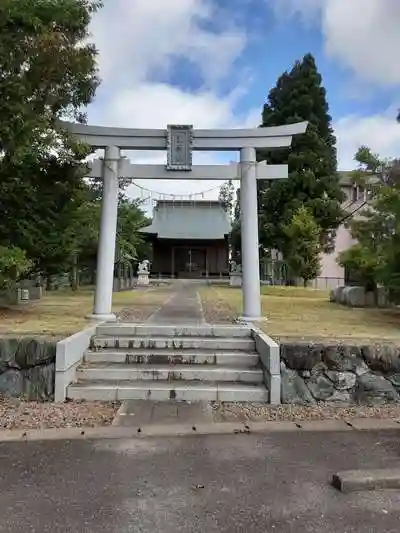 新駒井野星神社の鳥居